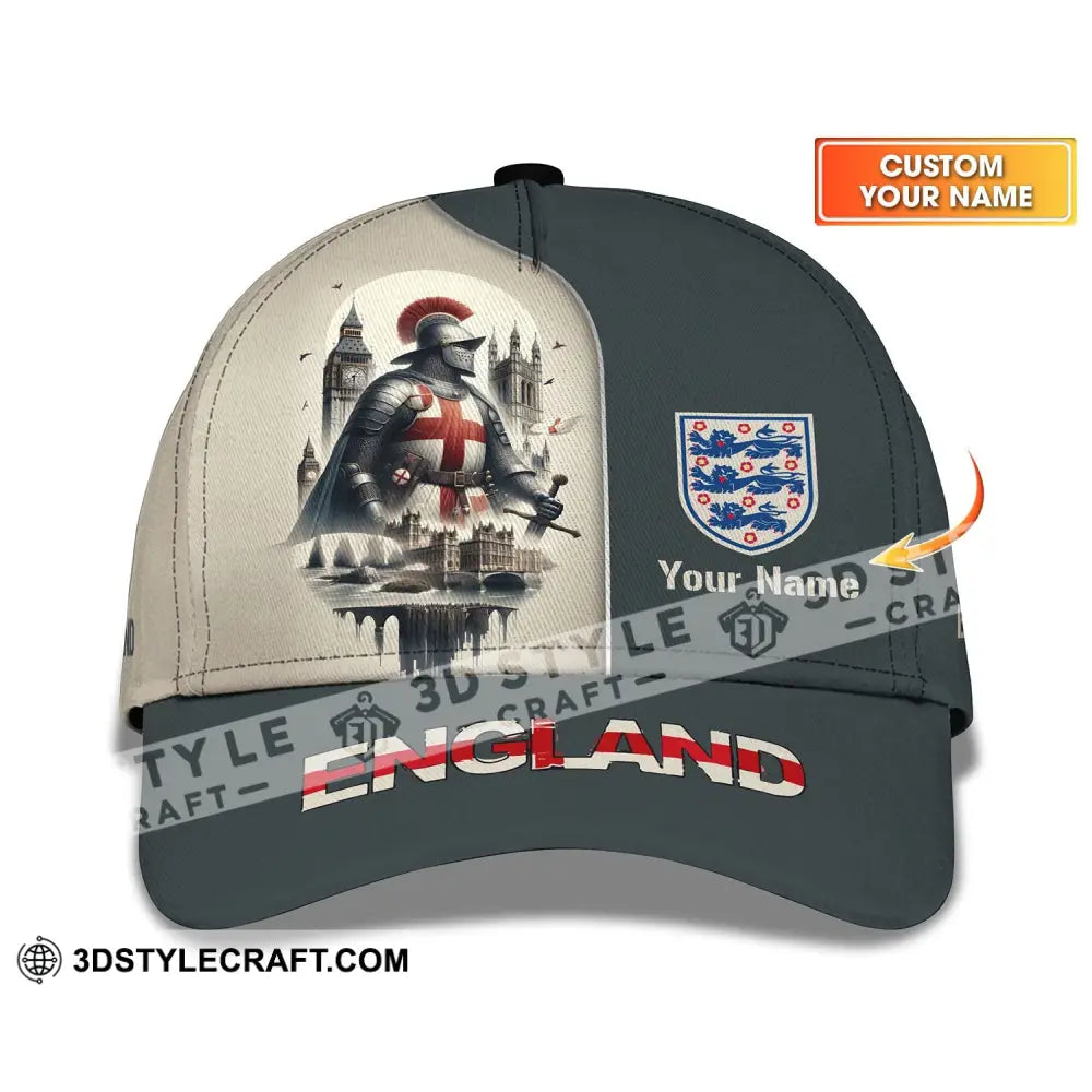 Unisex Cap Custom Name 3D - England Chevalier