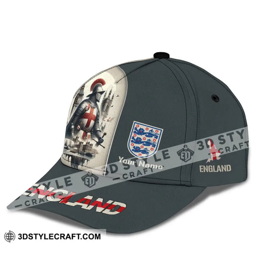 Unisex Cap, Custom Name 3D Cap - England Chevalier Cap style option 4