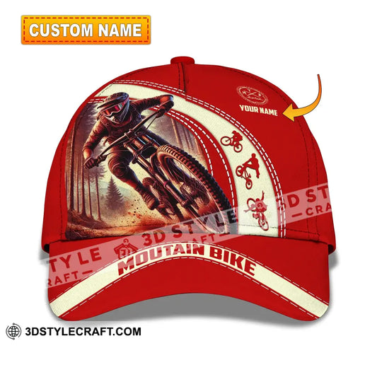 Unisex Cap Custom Name Mountain Bike Hat