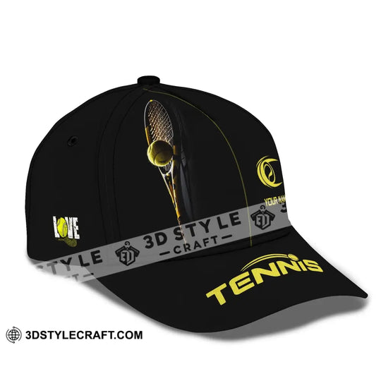 Unisex Cap, Custom Tennis Classic Cap, Tennis Hat, Gift for Tennis Lovers style option 3