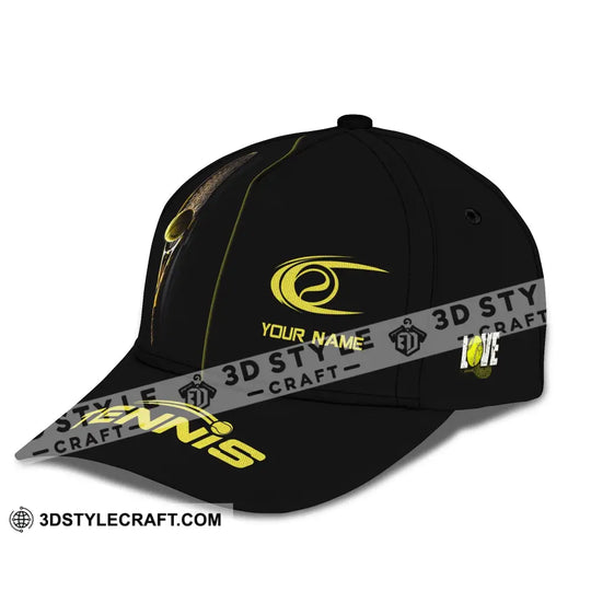 Unisex Cap, Custom Tennis Classic Cap, Tennis Hat, Gift for Tennis Lovers style option 2