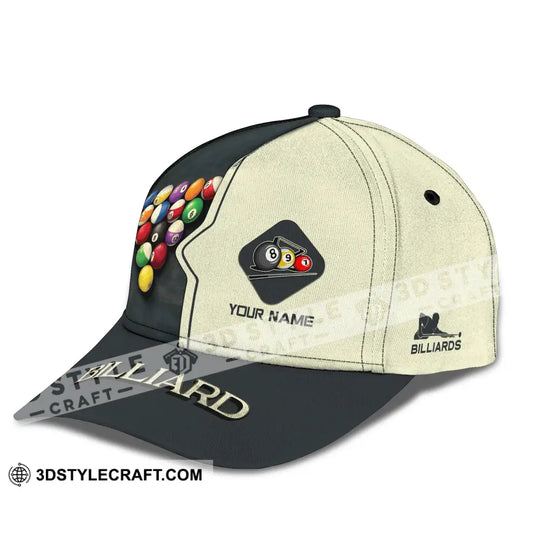 Unisex Cap, Personalized Billiards Classic Cap, Billiards Hat, Gift for Billiards Lovers style option 2