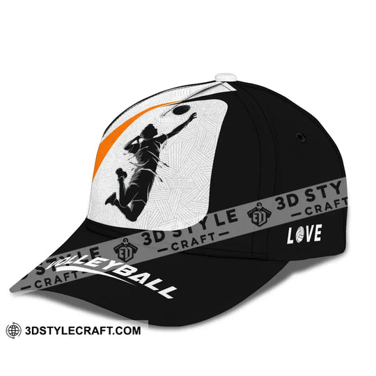 Unisex Cap, Personalized Volleyball Cap, Volleyball Classic Cap, Volleyball Hat style option 2