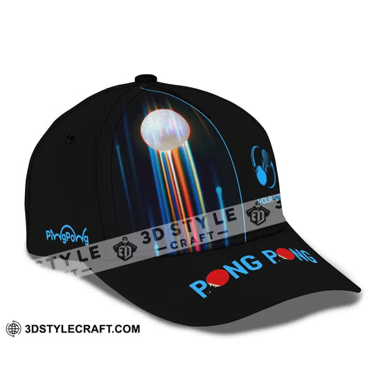 Unisex Classic Cap, Ping Pong Classic Cap, Table Tennis, Ping Pong Club Clothing style option 4