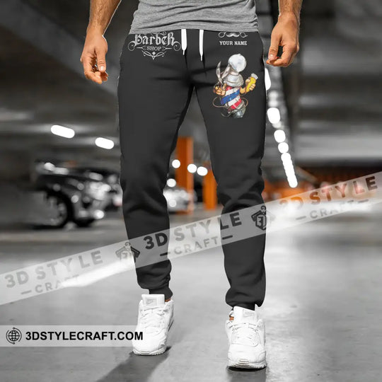 Unisex Clothing, Barber Jogger, Barber Sportwear, Jogger Pant For Men and Women style option 4