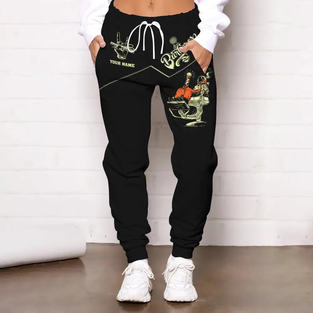 Unisex Clothing Barber Jogger Sportwear Pant For Men And Women Pants