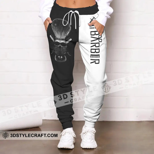 Unisex Clothing, Barber Jogger, Barber Sportwear, Jogger Pant For Men and Women style option 2