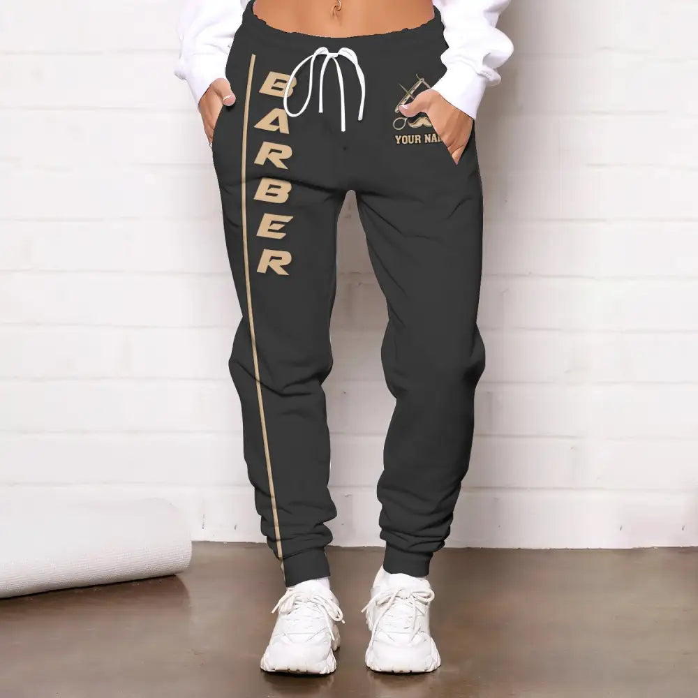Unisex Clothing Barber Jogger Sportwear Pant For Men And Women Pants