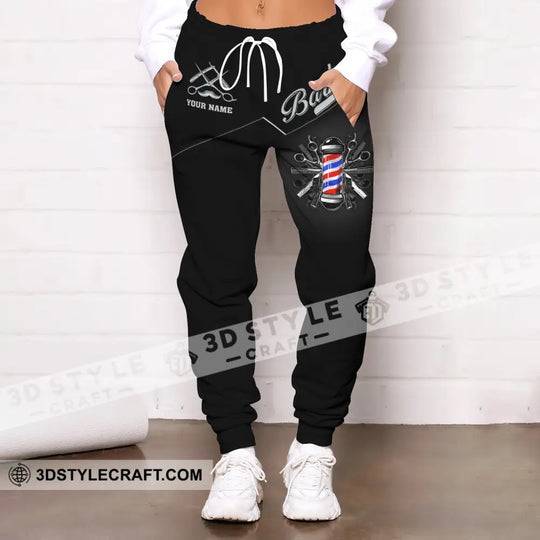 Unisex Clothing, Barber Jogger, Barber Sportwear, Jogger Pant For Men and Women style option 2