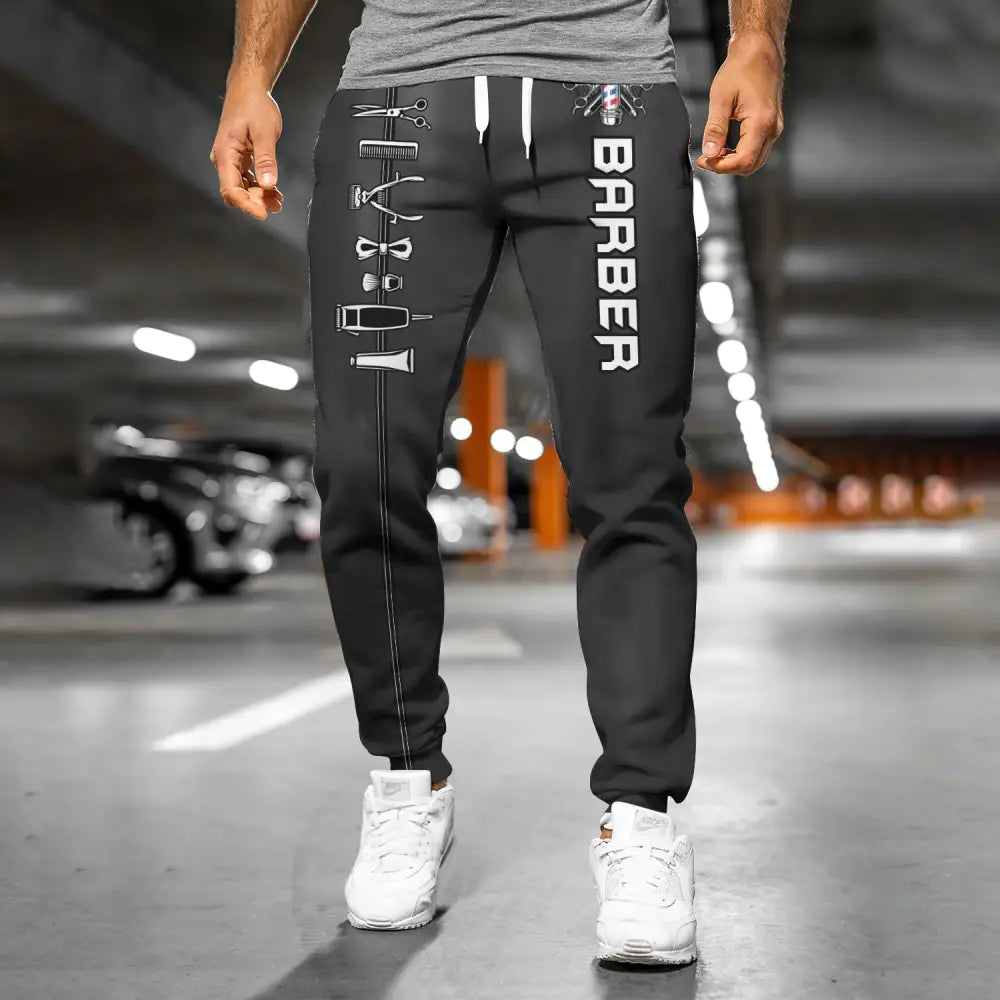 Unisex Clothing Barber Jogger Sportwear Pant For Men And Women Pants