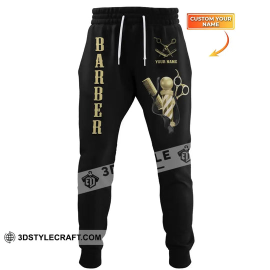 Unisex Clothing, Barber Jogger, Barber Sportwear, Jogger Pant For Men and Women style option 1