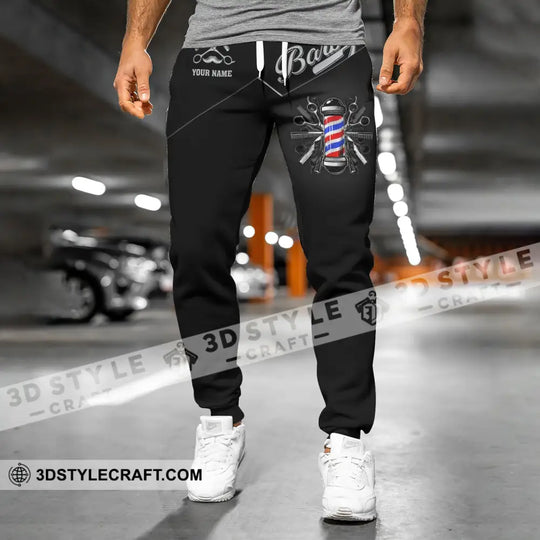 Unisex Clothing, Barber Jogger, Barber Sportwear, Jogger Pant For Men and Women style option 4