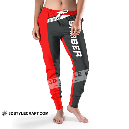 Unisex Clothing, Barber Jogger, Barber Sportwear, Jogger Pant For Men and Women style option 3