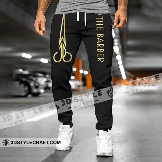 Unisex Clothing, Barber Jogger, Barber Sportwear, Jogger Pant For Men and Women style option 3