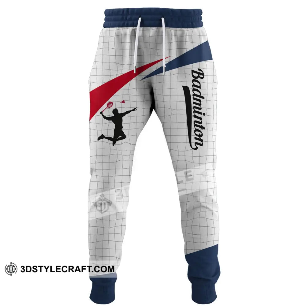 Unisex Clothing Custom Badminton Jogger Pants Gift For Lovers