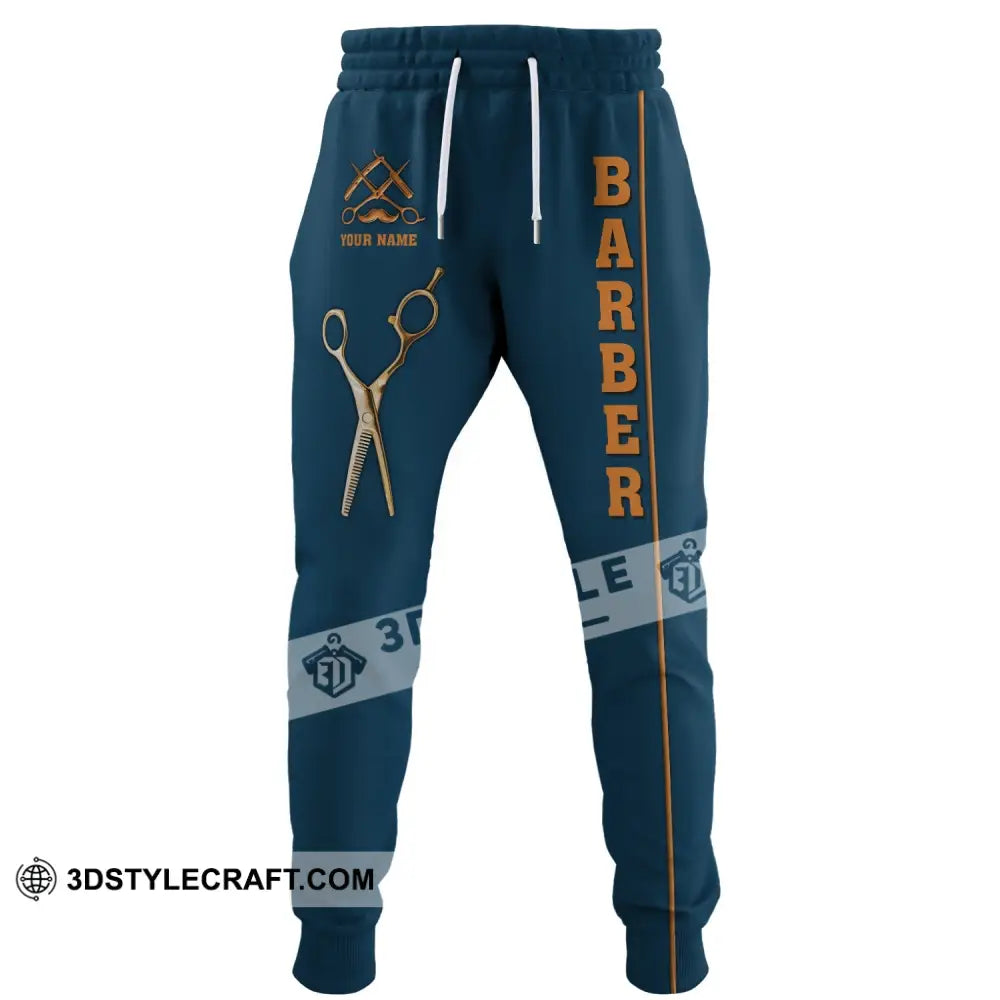 Unisex Clothing Custom Barber Jogger Sportwear Pants For Men And Women