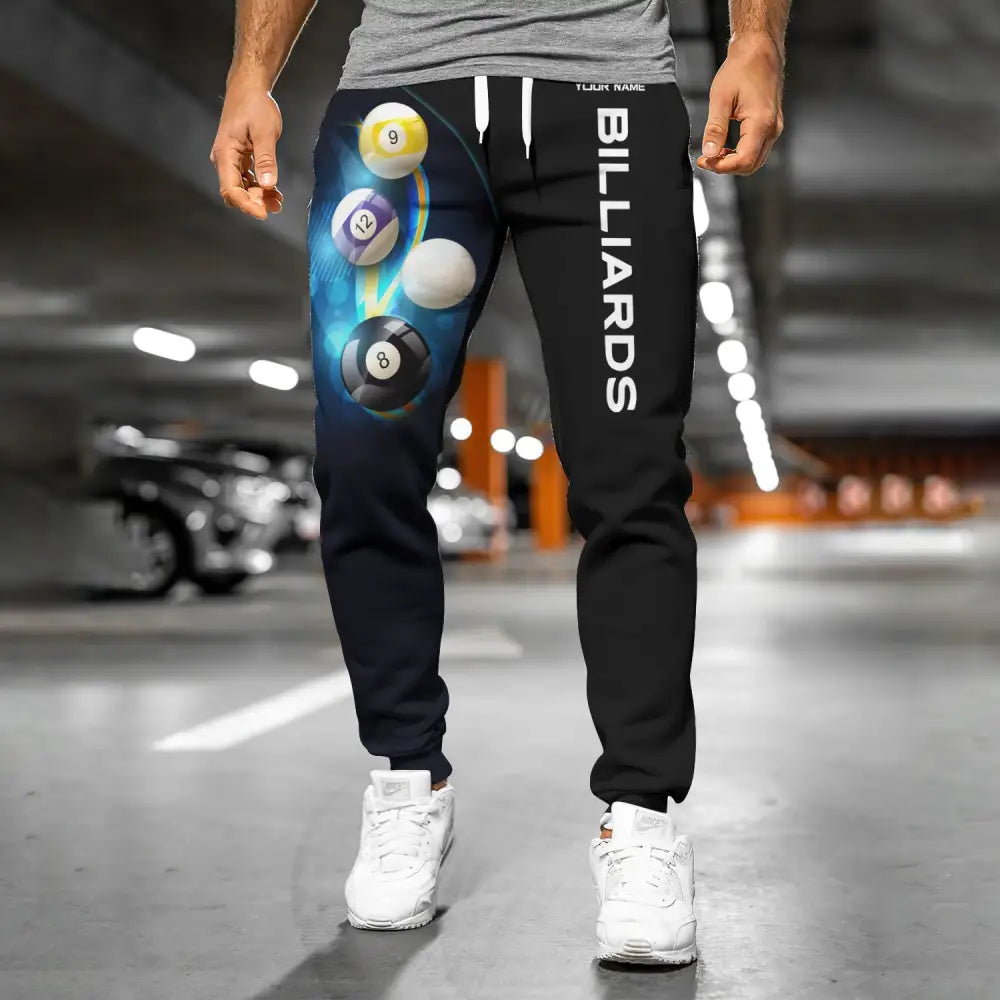 Unisex Clothing Custom Billiards Jogger Pants Gift For Lovers