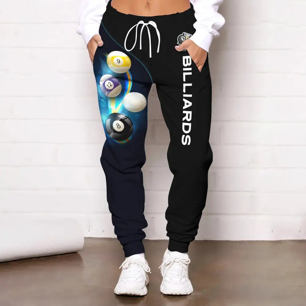 Unisex Clothing Custom Billiards Jogger Pants Gift For Lovers