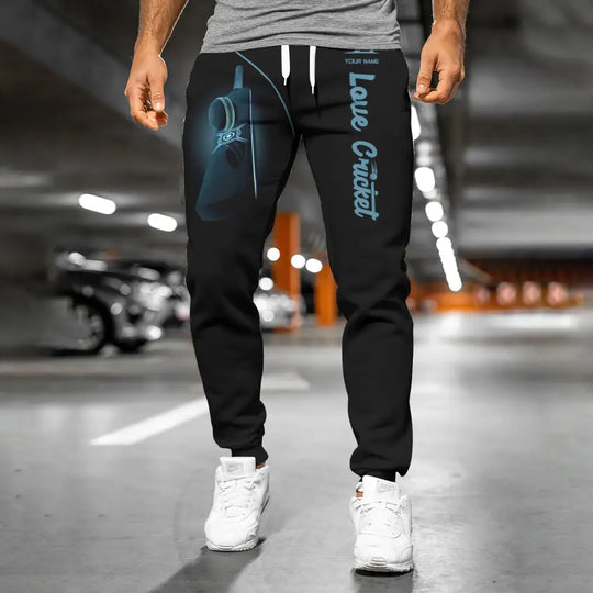 Unisex Clothing, Custom Cricket Jogger, Cricket Jogger Pants, Gift for Cricket Lovers style option 2