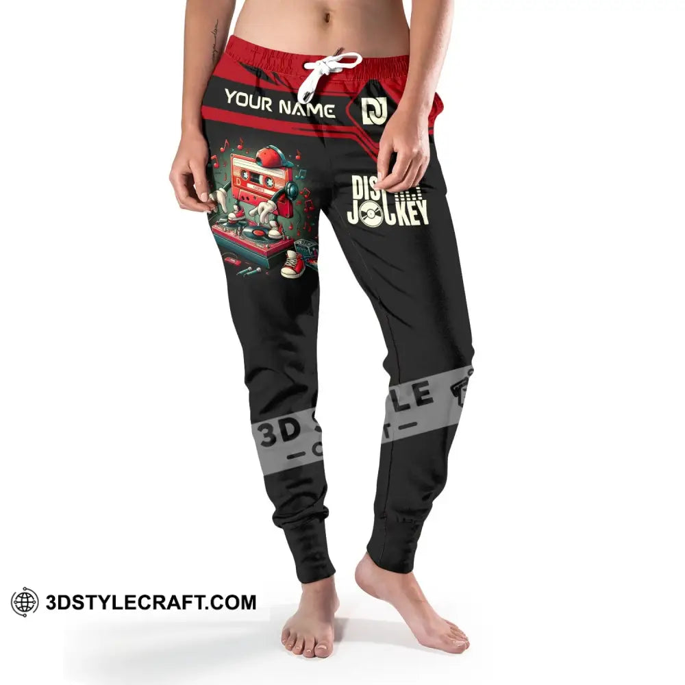 Unisex Clothing Custom Disc Jockey Jogger Pants Gift For Dj