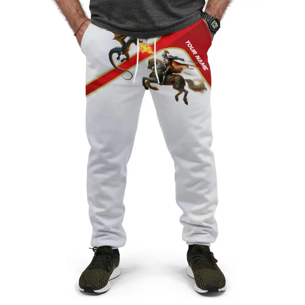 Unisex Clothing Custom England Jogger English Pants Knight