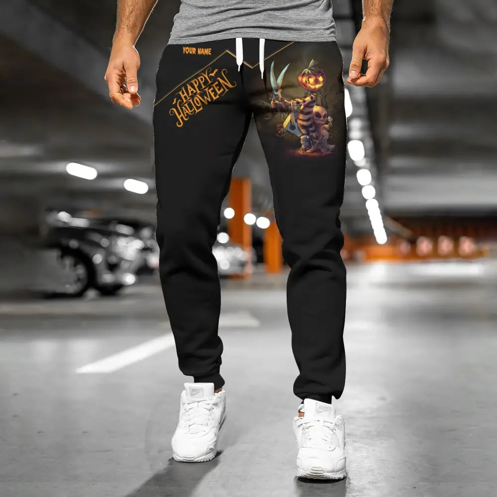 Unisex Clothing Custom Halloween Jogger Happy Pants For