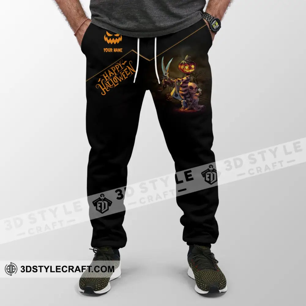 Unisex Clothing Custom Halloween Jogger Happy Pants For