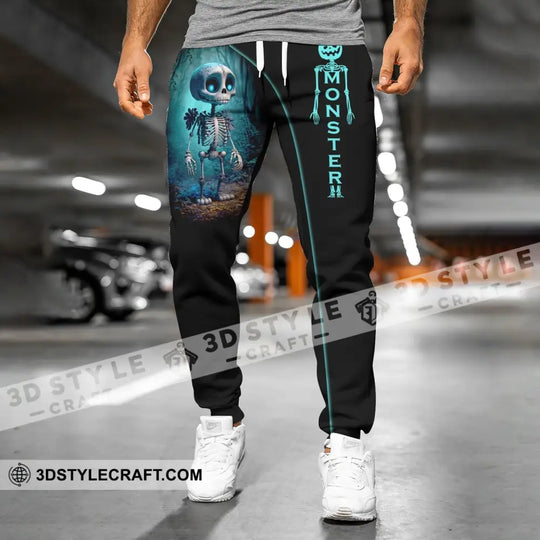 Unisex Clothing, Custom Halloween Jogger, Halloween Sportwear, Jogger Pants For Halloween style option 2