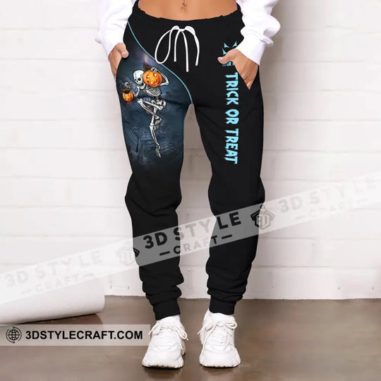 Unisex Clothing, Custom Halloween Jogger, Trick or Treat, Jogger Pants For Halloween style option 2
