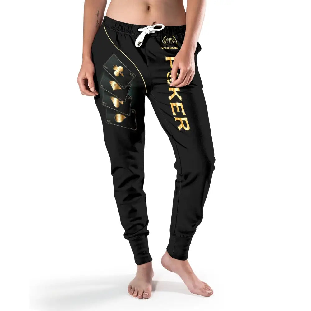 Unisex Clothing Custom Name Poker Jogger Pants Casino