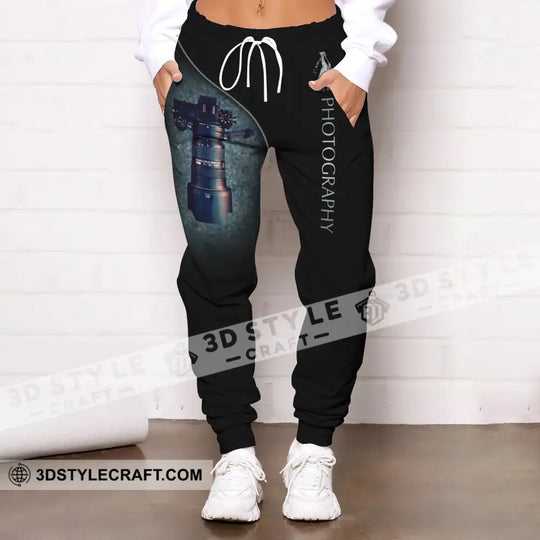 Unisex Clothing, Custom Photography Jogger Pants, Gift for Photographers style option 4