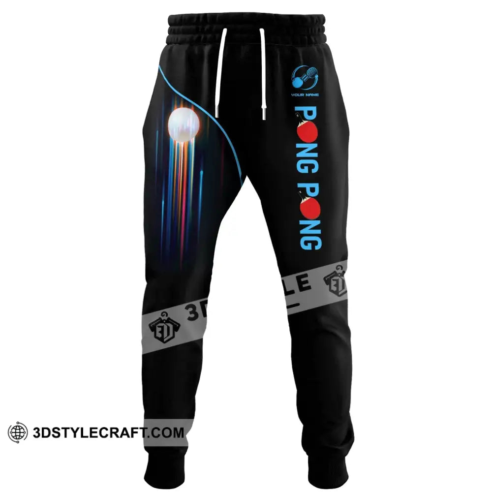 Unisex Clothing Custom Ping Pong Jogger Pants Club S