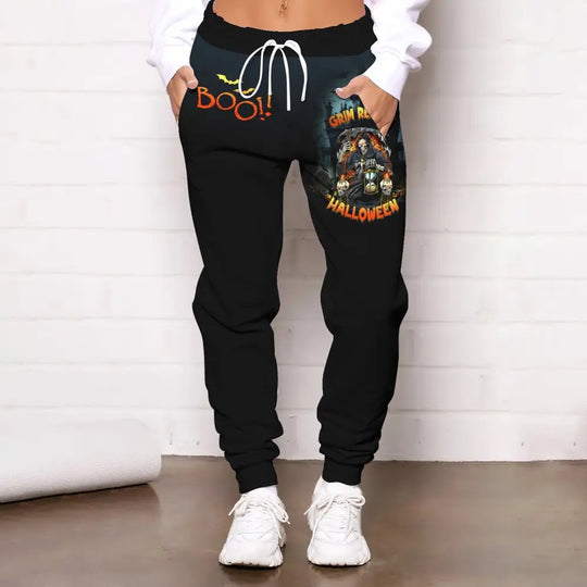 Unisex Clothing, Halloween Jogger, Halloween Sportwear, Jogger Pants For Halloween style option 1