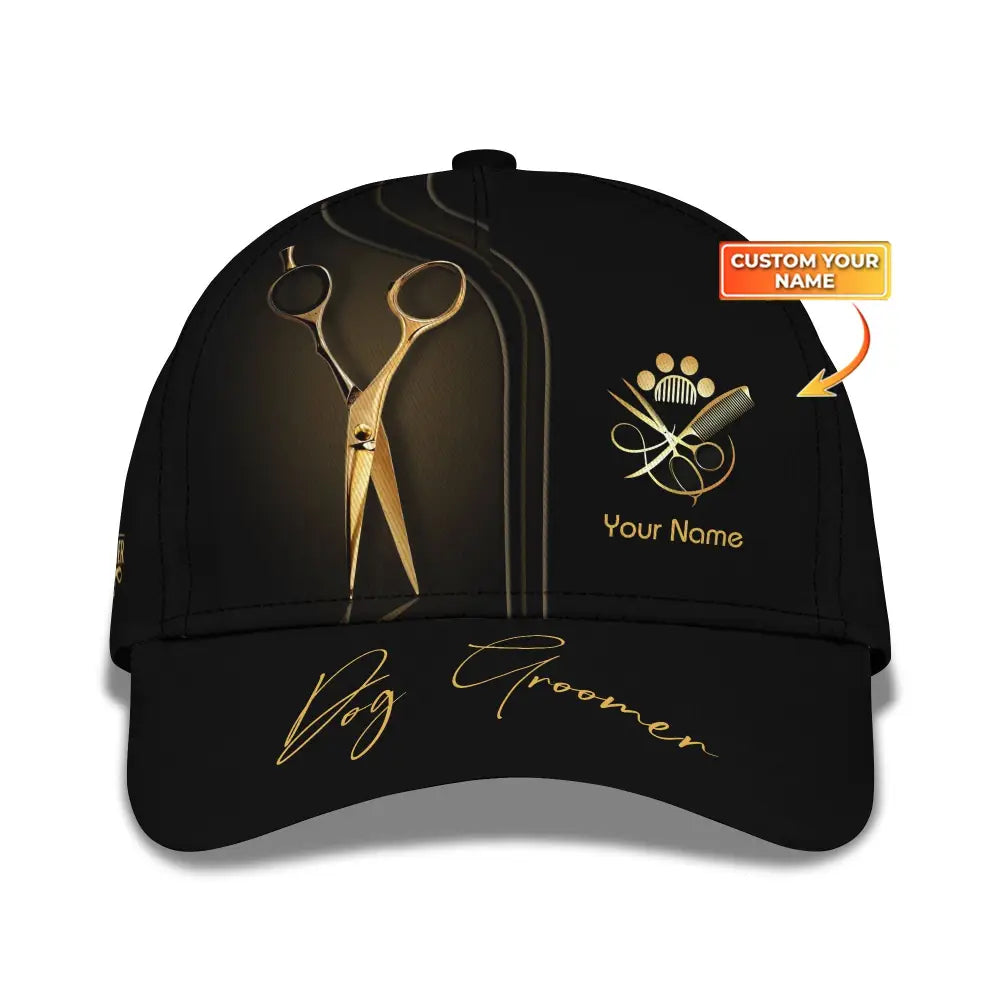 Unisex Groomer Classic Cap Hat Dog Gift T-Shirt
