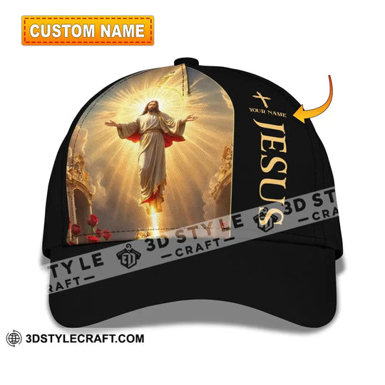 Unisex Hat, Custom Name Jesus Hat, Gift for Christan style option 1