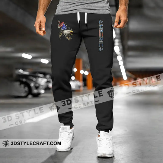 Unisex Pants - Custom Name 3D Pants - America Icon Liberties style option 3