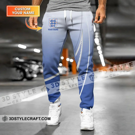Unisex Pants - Custom Name And Number, England Euro 2024 Pants style option 1