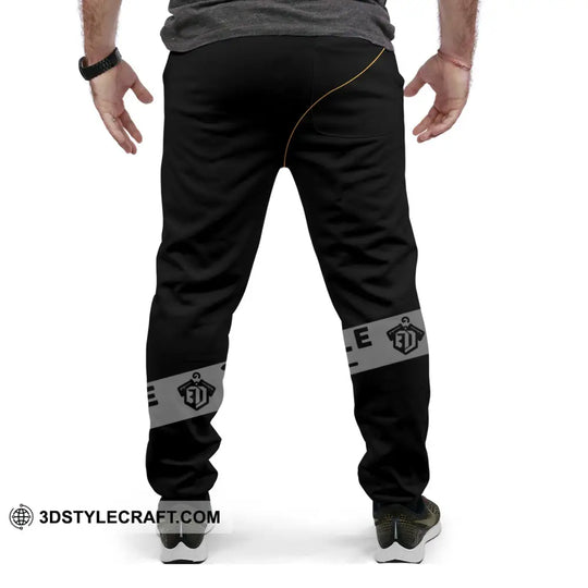 Unisex Pants - Custom Name Fire Bowling Pants style option 2