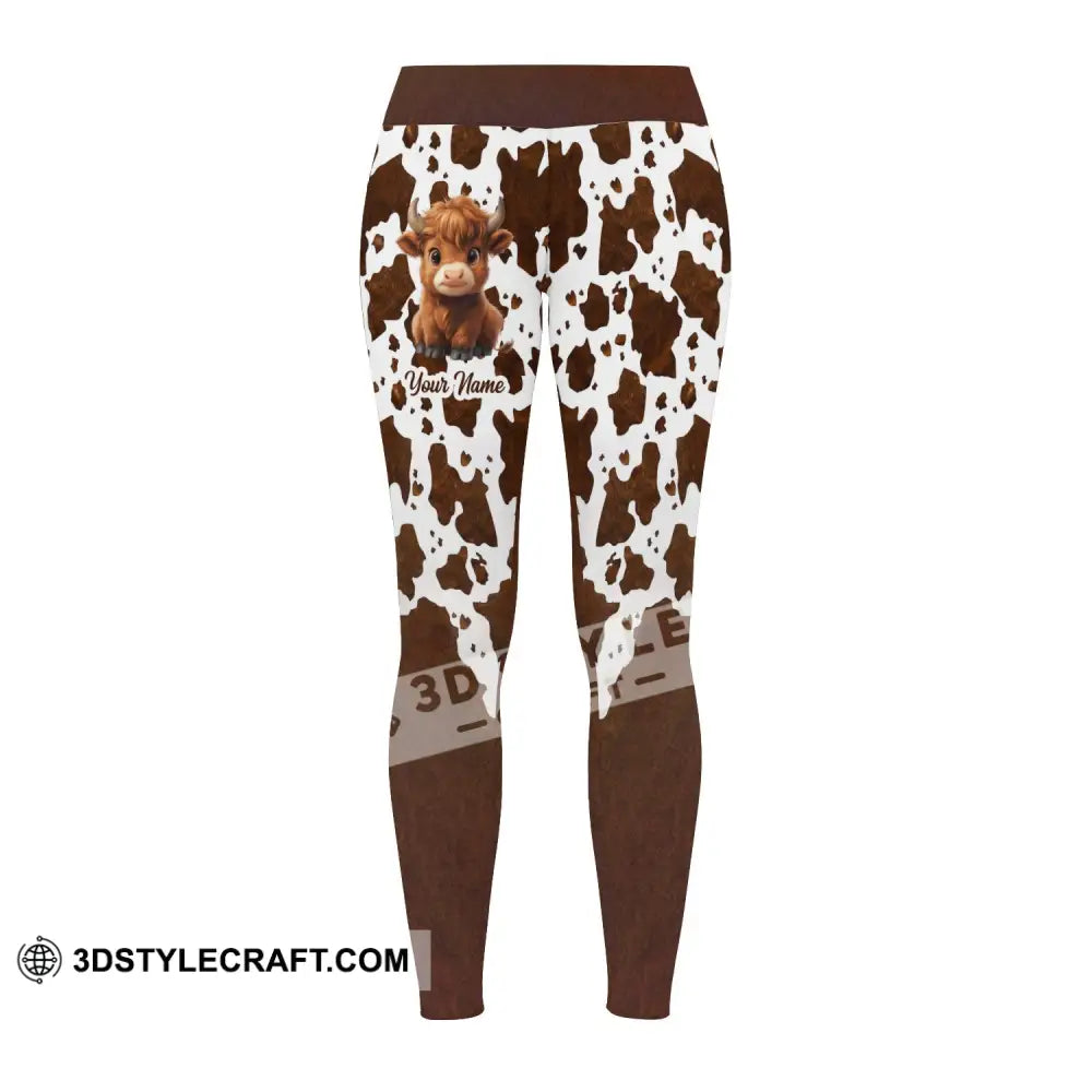 Unisex Pants - Custom Text Pants Scotland Highland Cow S Pants