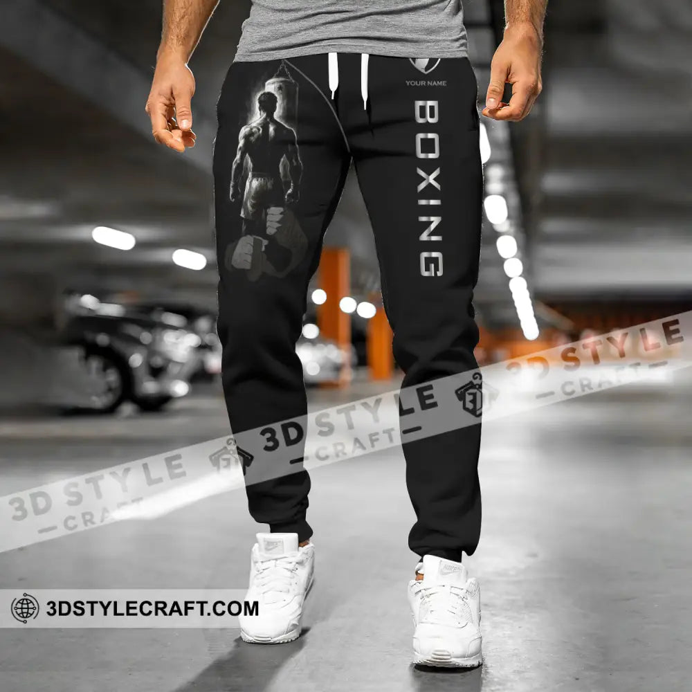 Unisex Pants - Custom Text Pants Strong Men Boxing Lover Sport Pants Pants