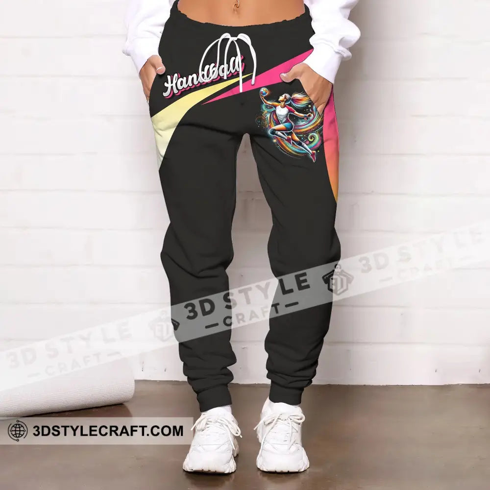 Unisex Pants - Hot Pink Handball Sport