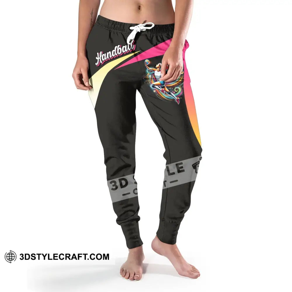 Unisex Pants - Hot Pink Handball Sport