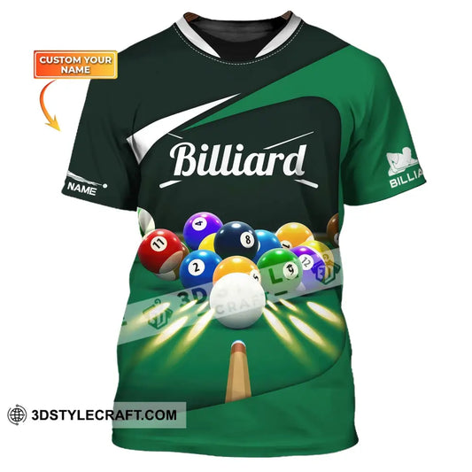 Unisex Shirt Billiards T-Shirt Player Shiirt Polo / S