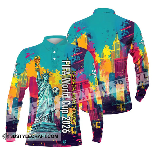 Unisex Shirt - Canada - Mexico - USA 3D Shirt style option 4