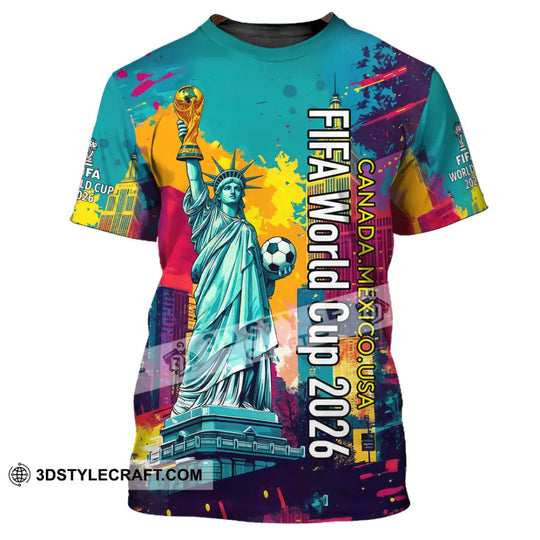 Unisex Shirt - Canada - Mexico - USA 3D Shirt style option 1