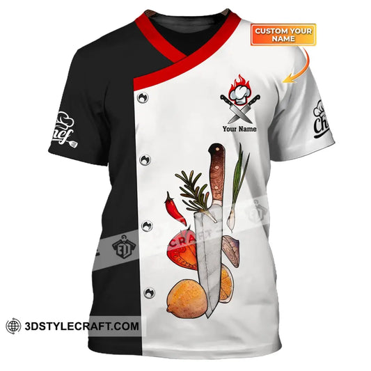 Unisex Shirt Chef Hoodie Sportwear Cooking Lovers T-Shirt / S