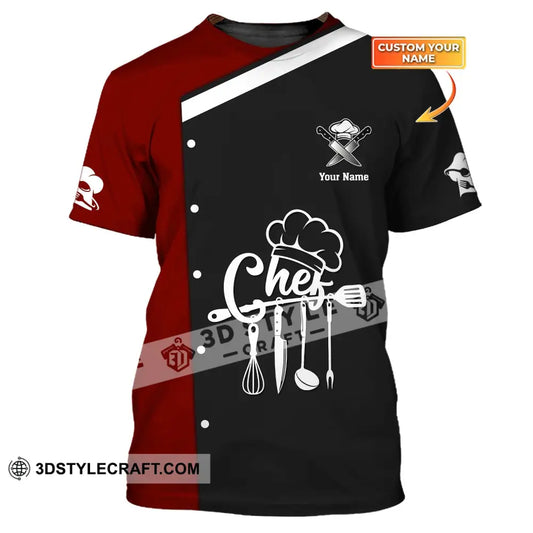 Unisex Shirt Chef Hoodie Sportwear Cooking Lovers T-Shirt / S