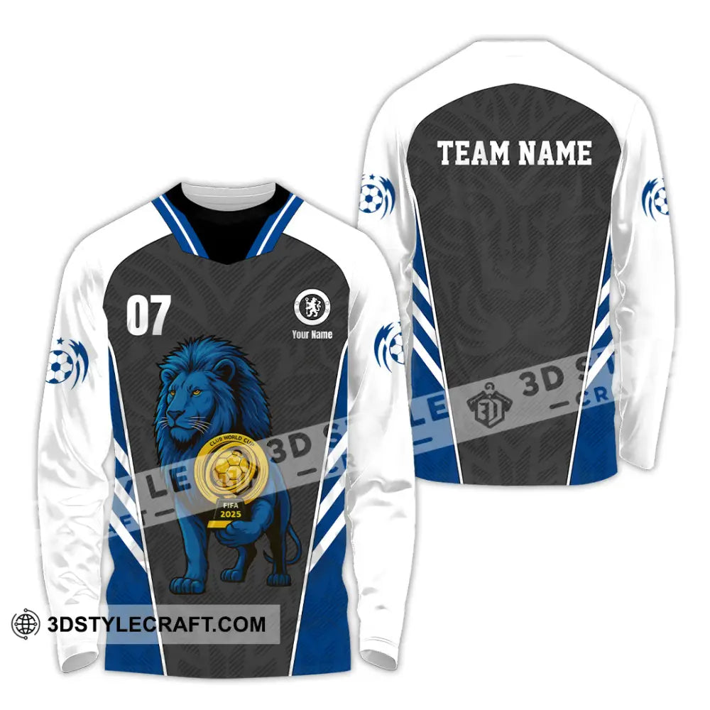 Unisex Shirt - Chelsea Custom Fifa Club World Cup Shirt Long Sleeve Shirt / S T-shirt