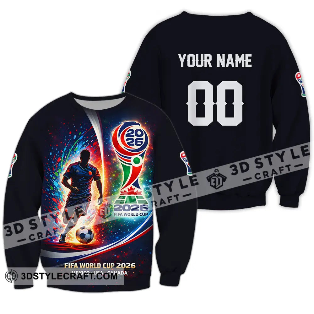 Unisex Shirt - Custom 2026 World Cup 3D Shirt Long Sleeve / S T-shirt