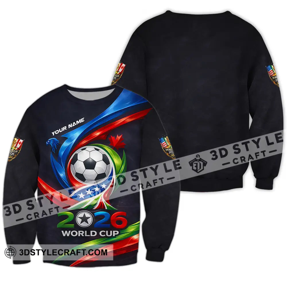 Unisex Shirt - Custom 2026 World Cup 3D Shirt Long Sleeve / S T-shirt